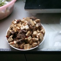 麻婆豆腐炒肉
