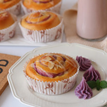 香芋紫薯面包卷