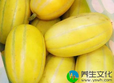 香瓜含有苹果酸、葡萄糖、维生索C等丰富的营养成分
