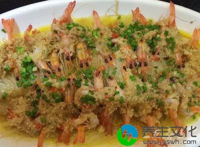 基围虾是一种蛋白质非常丰富、营养价值很高的食物