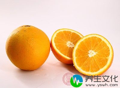 橙子具有止咳的作用