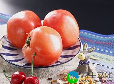 西红柿含有大量的番茄红素