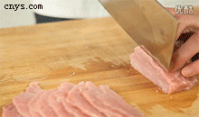 【锅包肉】切猪肉