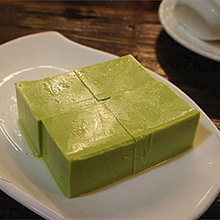 杏仁绿茶糕