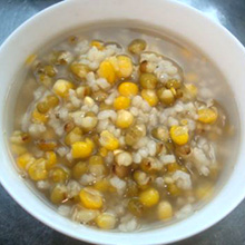 玉米绿豆粥