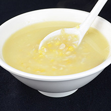 玉米片黄豆粥