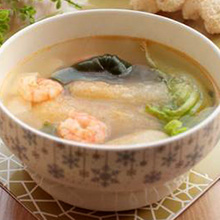 虾仁海带汤
