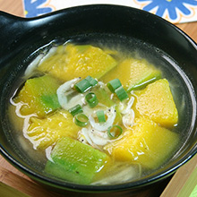 南瓜虾皮汤