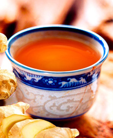 紫苏甜姜茶